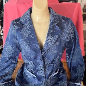 Susan Graver style blue jacket, extra small new never won